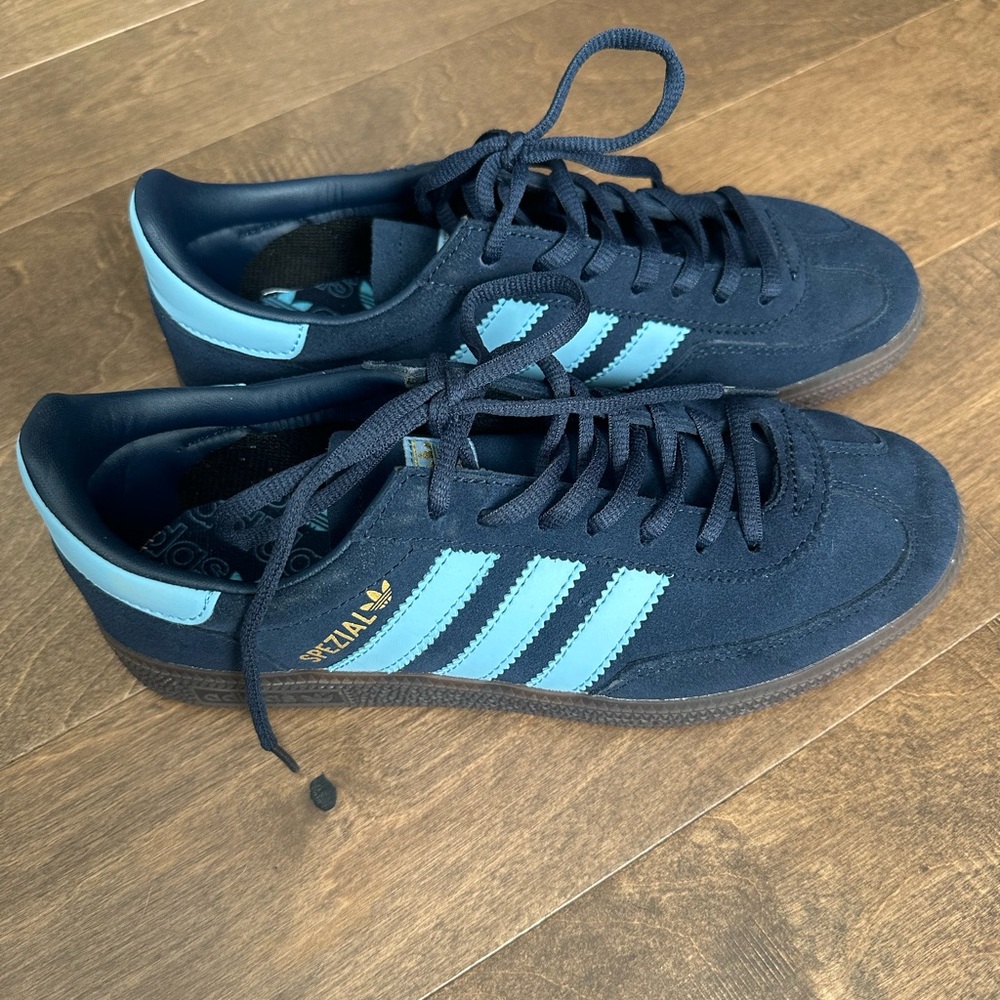 Adidas Spezial Navy and Sky Blue Suede Shoes